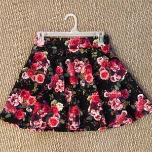 Floral Skater Skirt